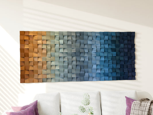 Coastal Dream | Geometric Wood Wall Art