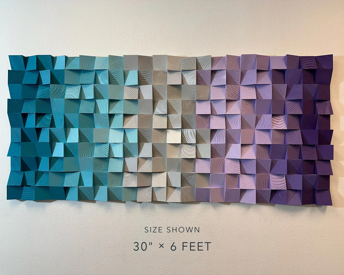 Spectrum | Geometric Wood Wall Art
