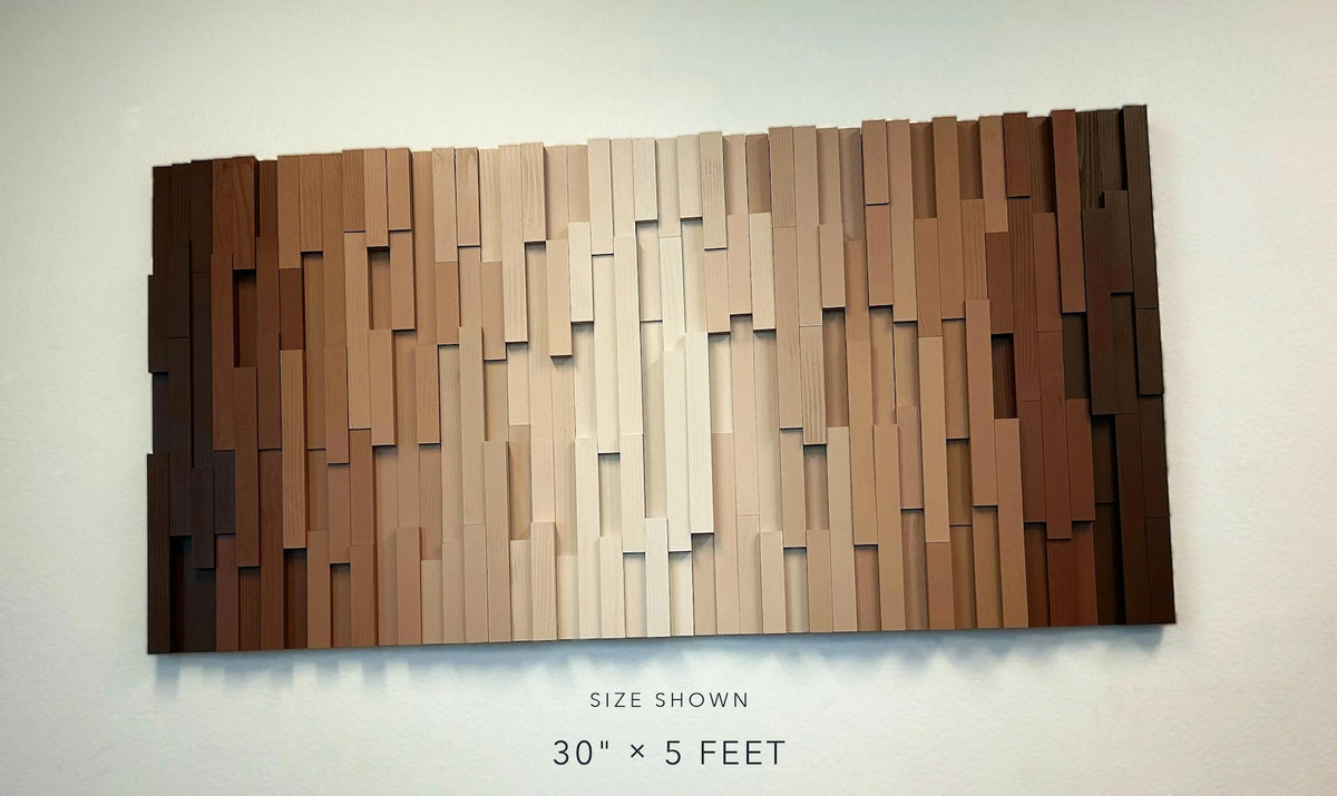 Timberline Striped | Geometric Wood Wall Art