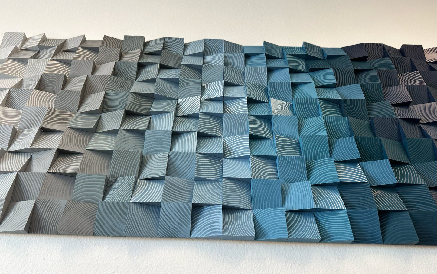 Geometric Wood Art - Tidal