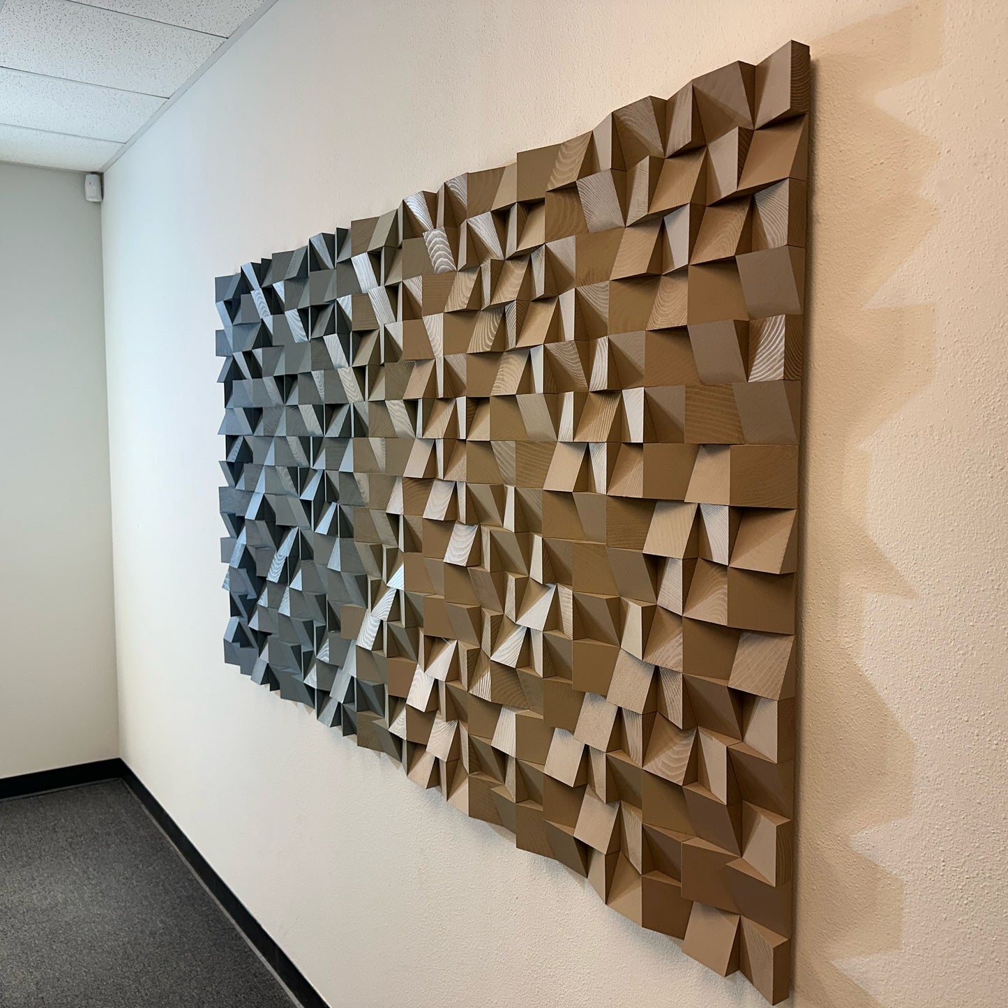 Geometric Wood Art - Mirage