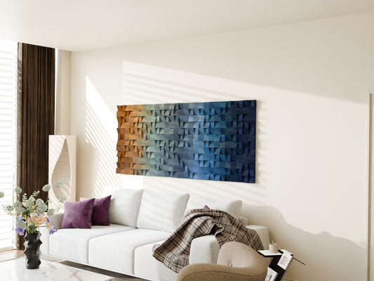 Coastal Dream | Geometric Wood Wall Art