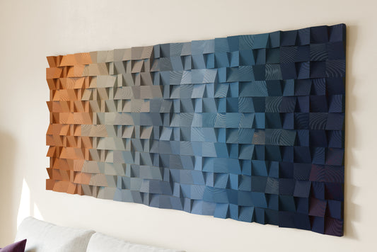 Coastal Dream | Geometric Wood Wall Art