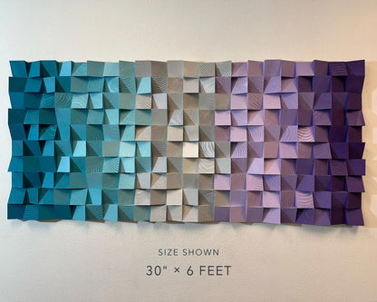 Spectrum | Geometric Wood Wall Art