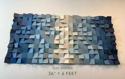Abyss | Geometric Wood Wall Art