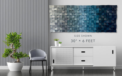 Tidal | Geometric Wood Wall Art