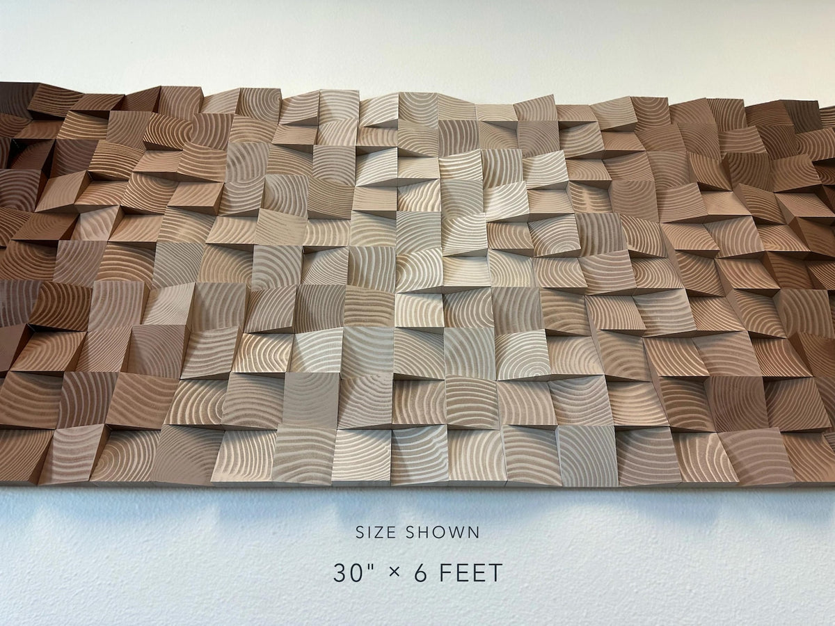 Timberline | Geometric Wood Wall Art