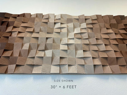 Timberline | Geometric Wood Wall Art