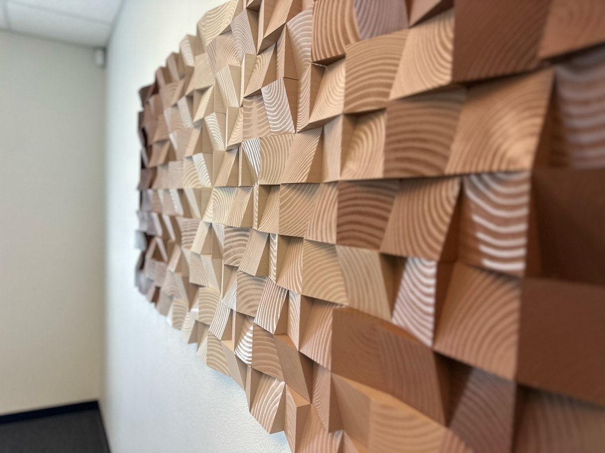 Geometric Wood Art - Timberline