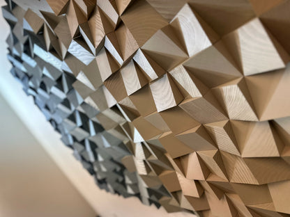 Geometric Wood Art - Mirage