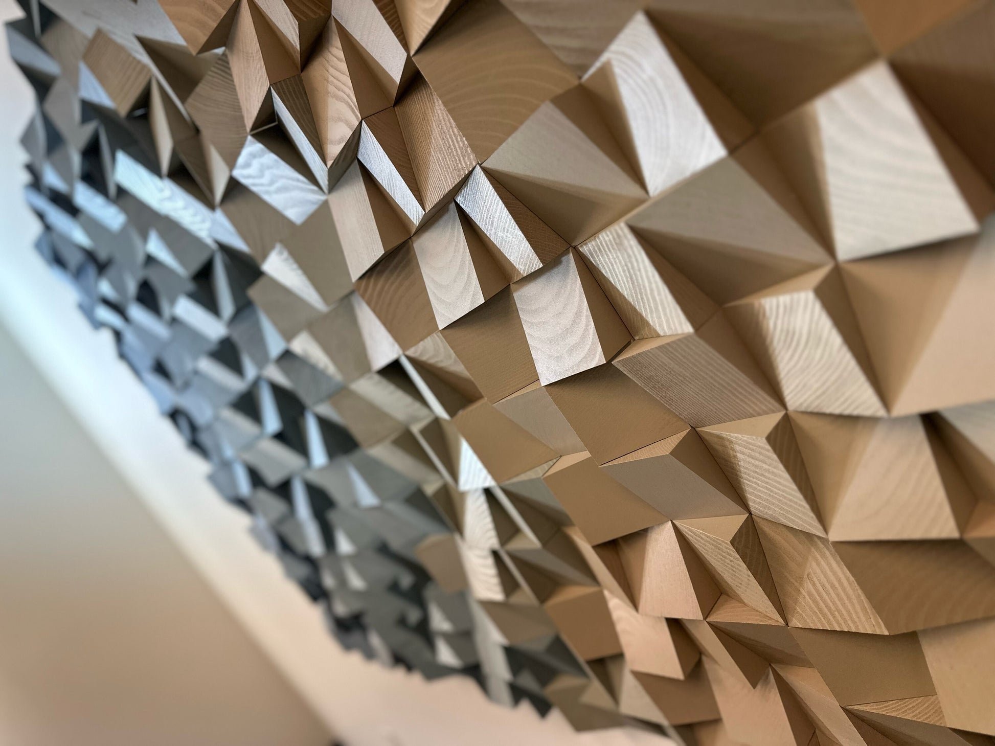 Geometric Wood Art - Mirage