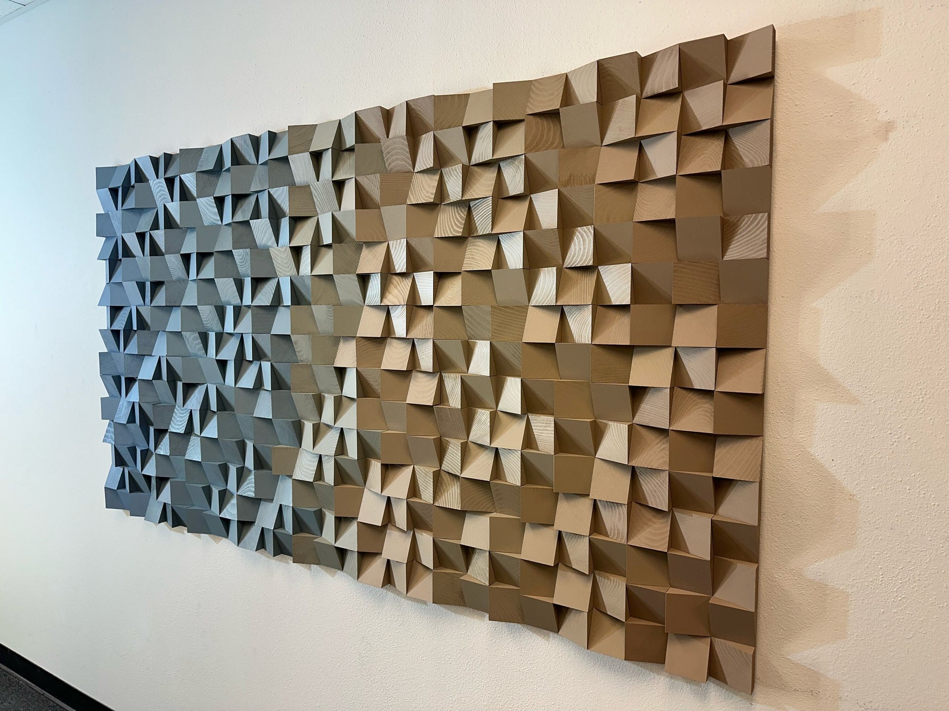Geometric Wood Art - Mirage