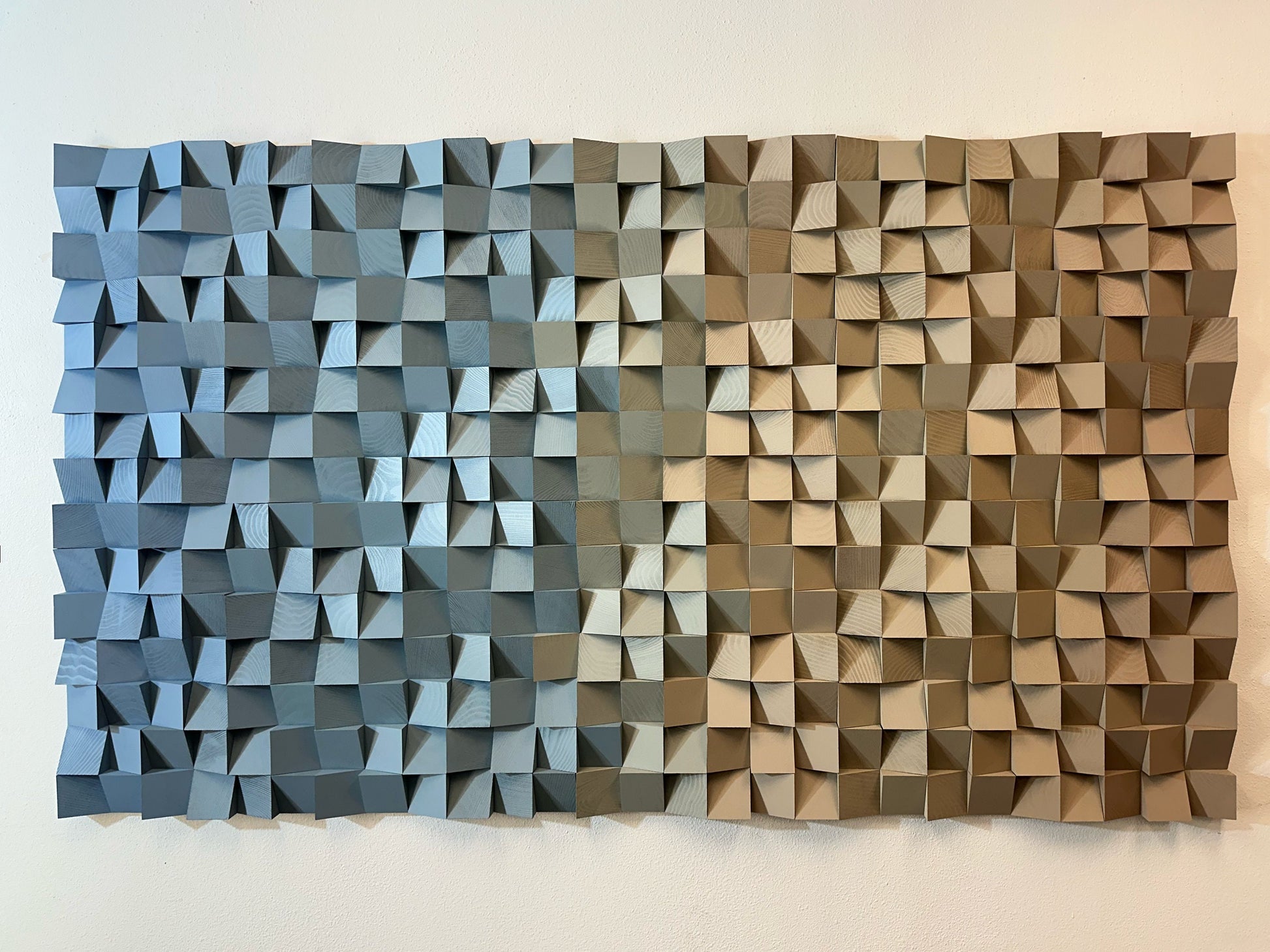 Geometric Wood Art - Mirage