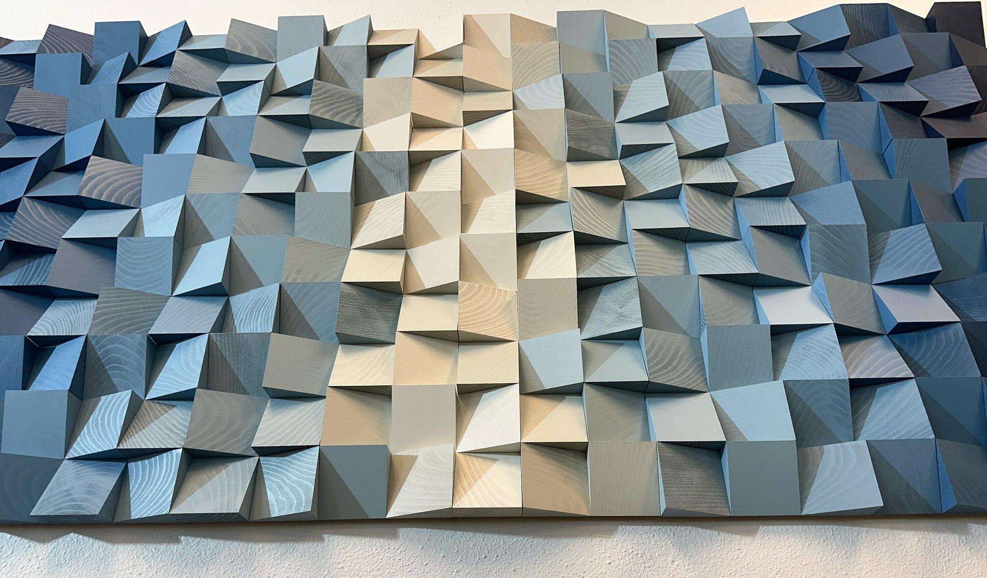 Geometric Wood Art - Abyss