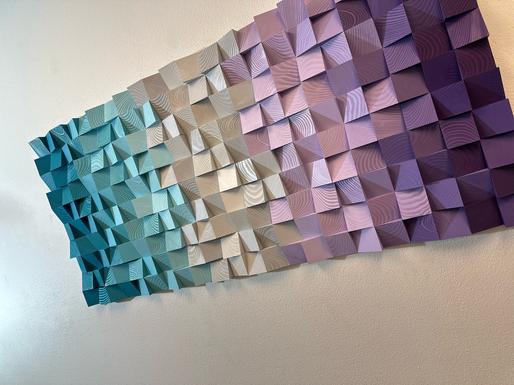 Geometric Wood Art - Spectrum