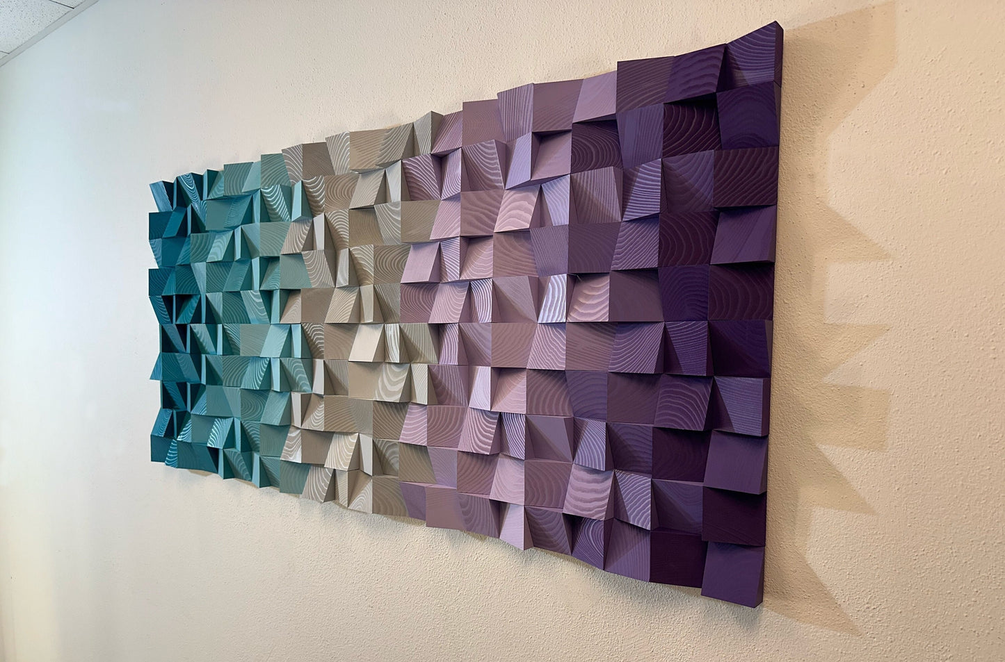 Geometric Wood Art - Spectrum