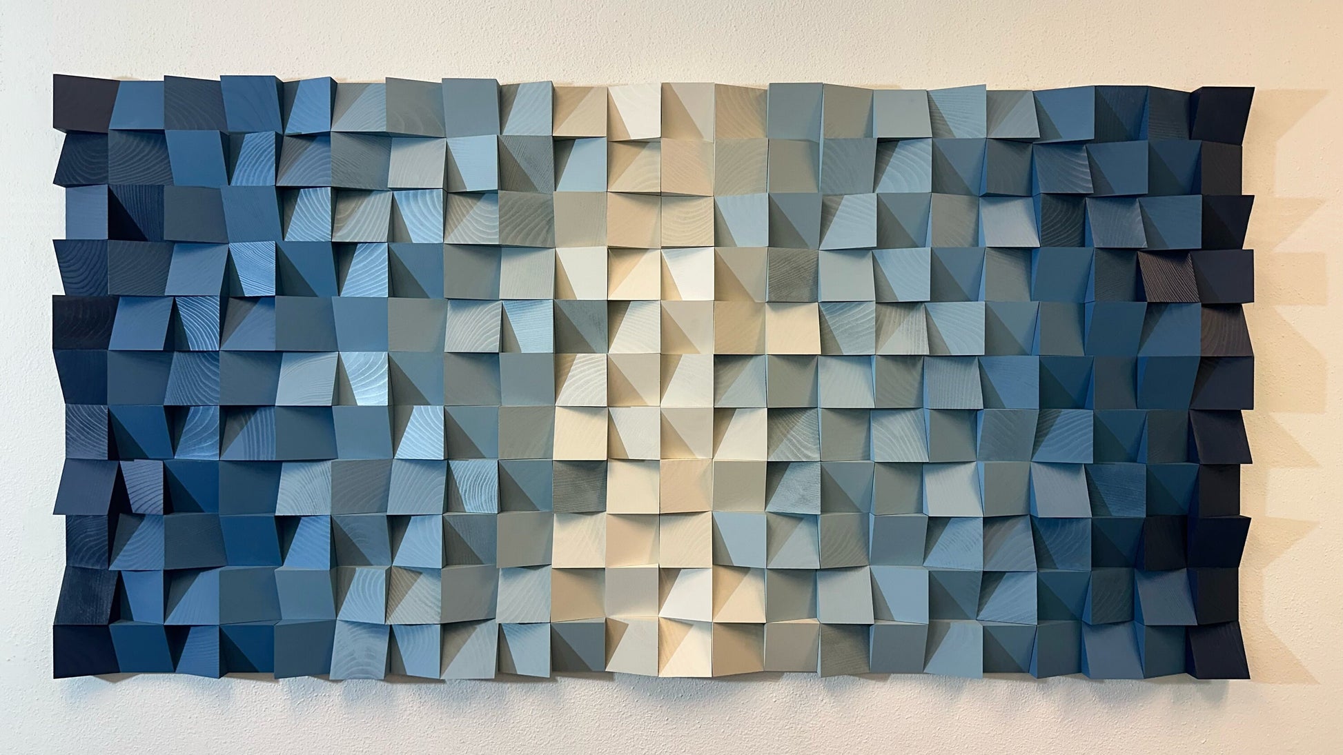 Geometric Wood Art - Abyss