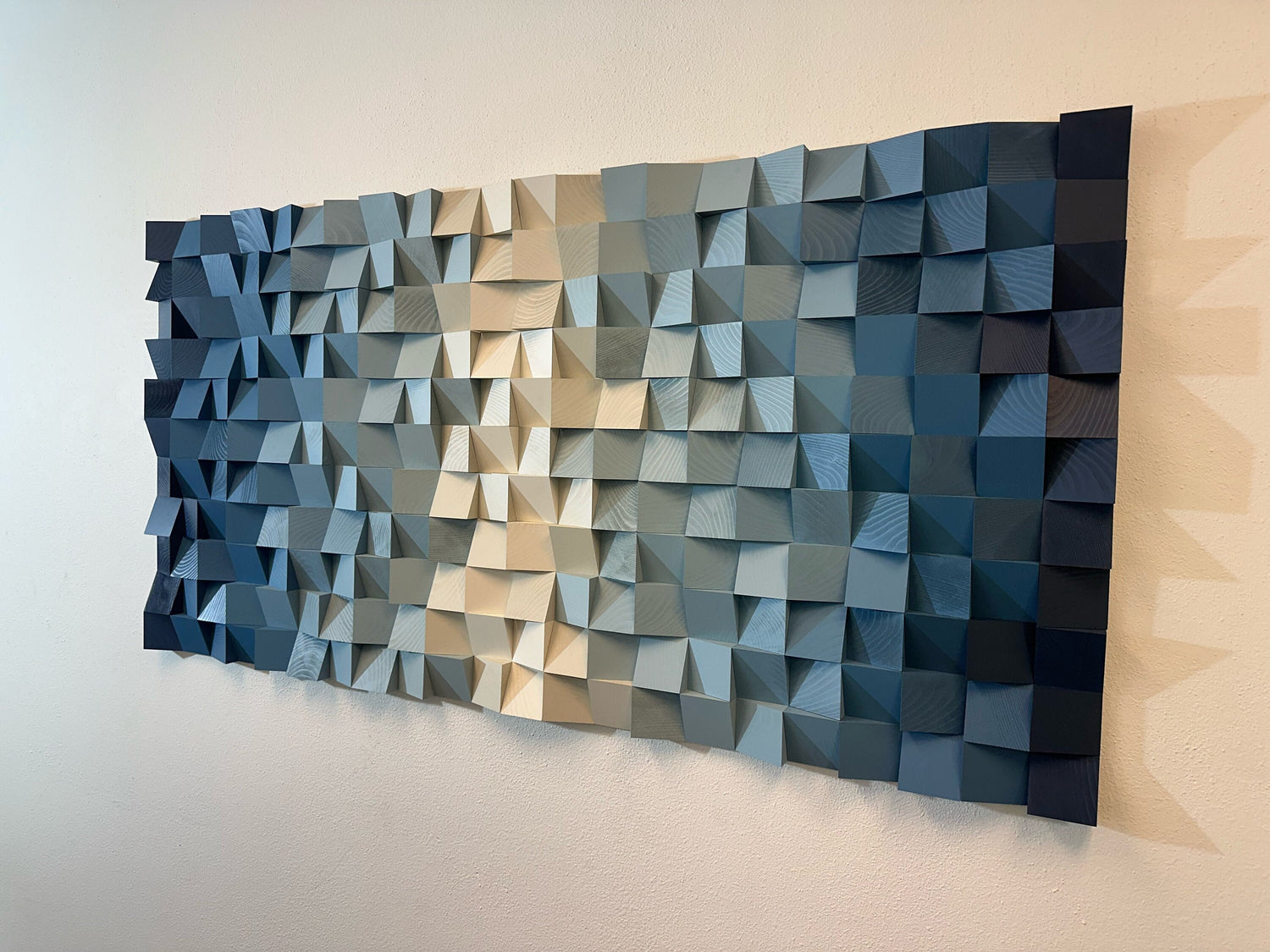 Geometric Wood Art - Abyss