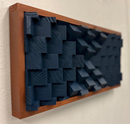 Blue Hour - Wood Wall Hanging