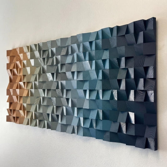 Coastal Dream | Geometric Wood Wall Art
