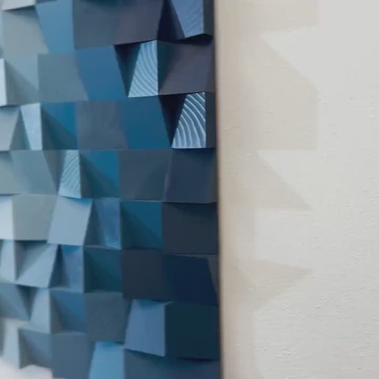Geometric Wood Art - Abyss