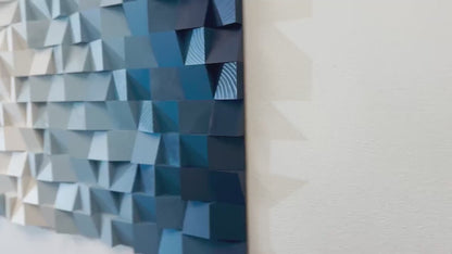 Geometric Wood Art - Abyss