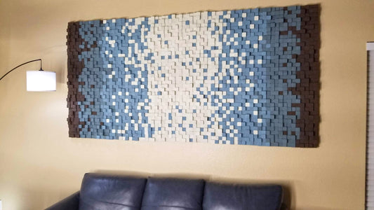 Geometric Wood Art.
