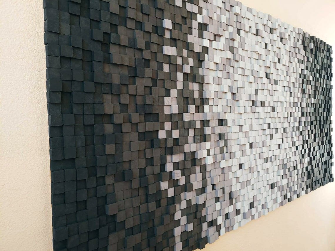 Geometric Wood Art.